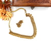 Antique style coin necklace Kashmala with jhumkas J447