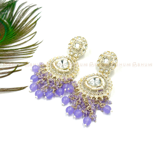 Festive #BKE04 Beautiful Kundan Style Designer Earring