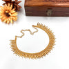 Gold tone mullamuttu mala  J448