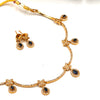 AD stone designer necklace J439