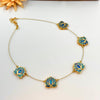 Invisible lotus chain blue J261