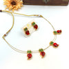 Invisible red mango palaka chain J269