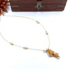 Invisible swan pendant necklace J286