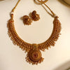 Goldtone Designer Necklace J002