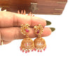Peacock designer Pink Jhumka J710