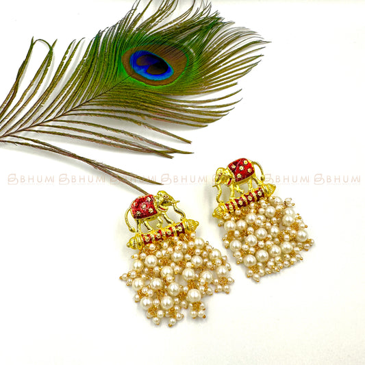 Festive #BKE05 Beautiful Meenakari Style Earring