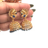 Peacock designer blue  Jhumka J706