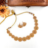 Matte finish multicolor designer necklace 174