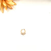 92.5 Silver Septum ring in gold finish J501