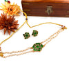 Beautiful pearl style floral designer choker J101