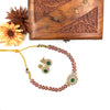 Multicolour AD stone necklace J355