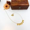Invisible coin necklace J275