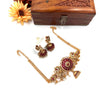 Antique style red chocker J466