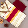 Kerala tissue setsaree with running blouse S026