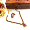 Kerala traditional style green stone necklace J079