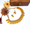 Matte finish devi design coin necklace 211