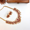Red stone designer necklace J221
