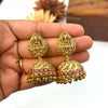Gold tone devi designer jhumka J378