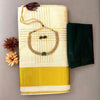 Kerala tissue setsaree with running blouse S025