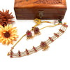 Kerala style red palaka choker J073