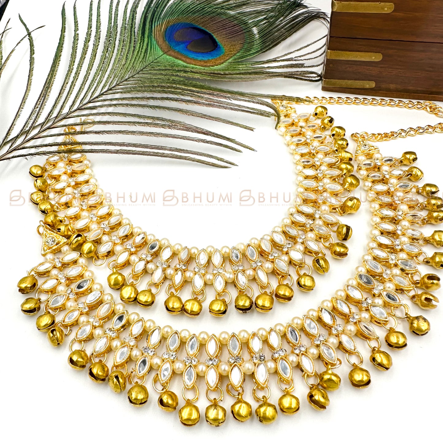 Accessories  #BAA14 Beautiful Premium Quality Kundan Style Anklet