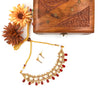 Beautiful kerala style red palaka choker J121