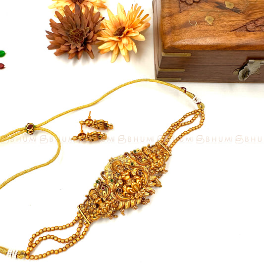 Traditional jewellery #BHTP208 Lakshmi Necklace Set