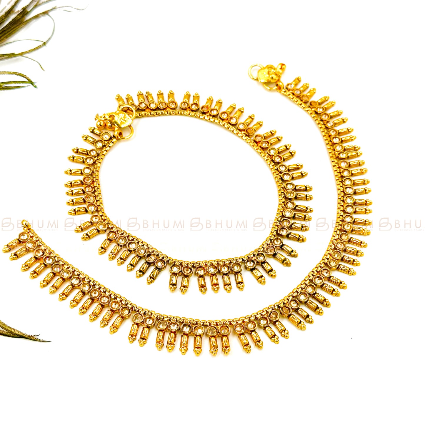 Accessories #BHGA25 Beautiful Premium Quality Gold Plated Anklet