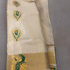 Kerala tissue setsaree with running blouse S027