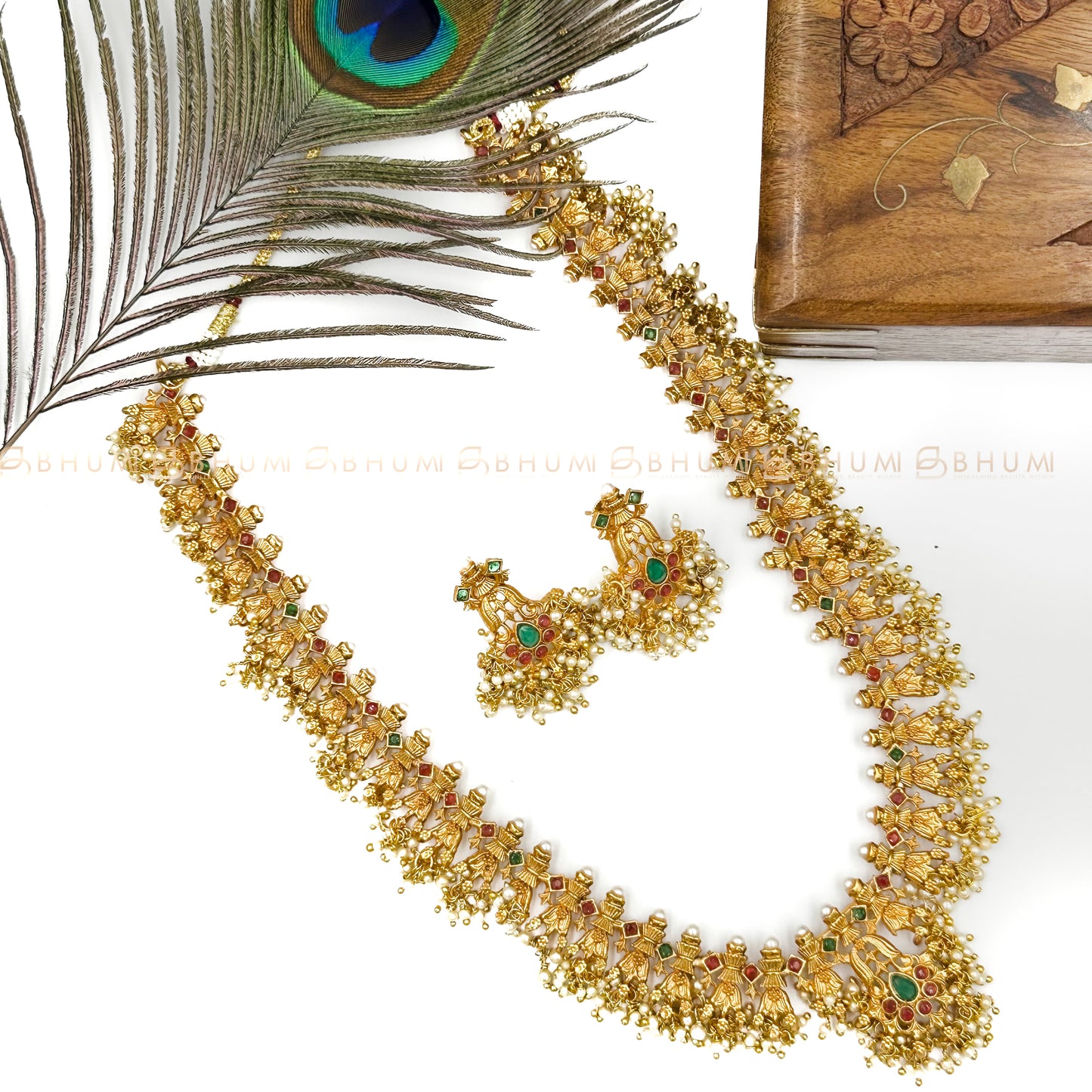 Traditional jewellery #BTL05 Long Chain Golden set