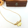 Kerala style gold plated coin necklace 184