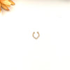 92.5 Silver Septum ring in gold finish J500