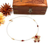 Invisible lotus pendant necklace J288