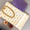 Kerala tissue setsaree with running blouse S015