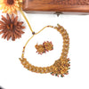Gold tone kerala style nagas necklace J093