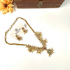 Gold tone traditional Guttapusalu necklace 217