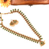 Gold-tone Kerala Green Palaka Mala Haram J063