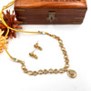 White AD stone necklace 139
