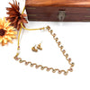 AD stone designer necklace J450