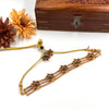 Beautiful gold style floral designer choker J104