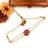 Beautiful pearl style floral designer choker  J102