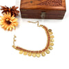 Gold plated coin necklace Kashmala J441