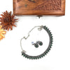 Oxidized green designer necklace 149