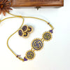 Kemp necklace blue J242