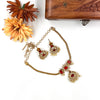 AD stone designer necklace J446