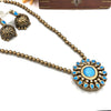 Teracotta palaka chain J421