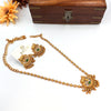 Kerala style gold plated chain with elephant pendant 202