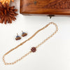 Beautiful pearl style floral designer choker  J109