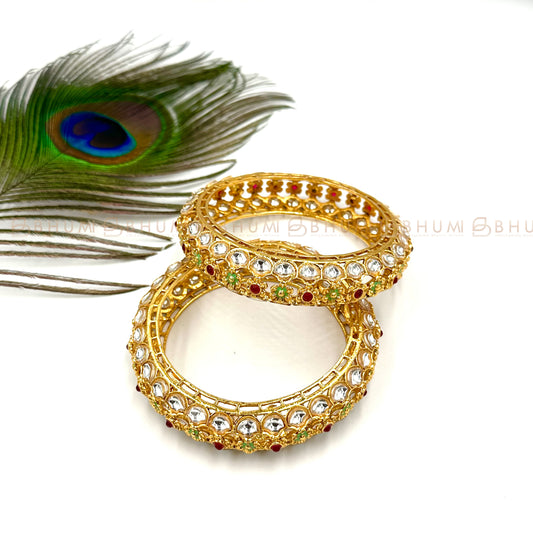 Festive #BKB45 Beautiful Kundan Style Bangle