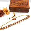 Beautiful multicolor floral designer choker J076